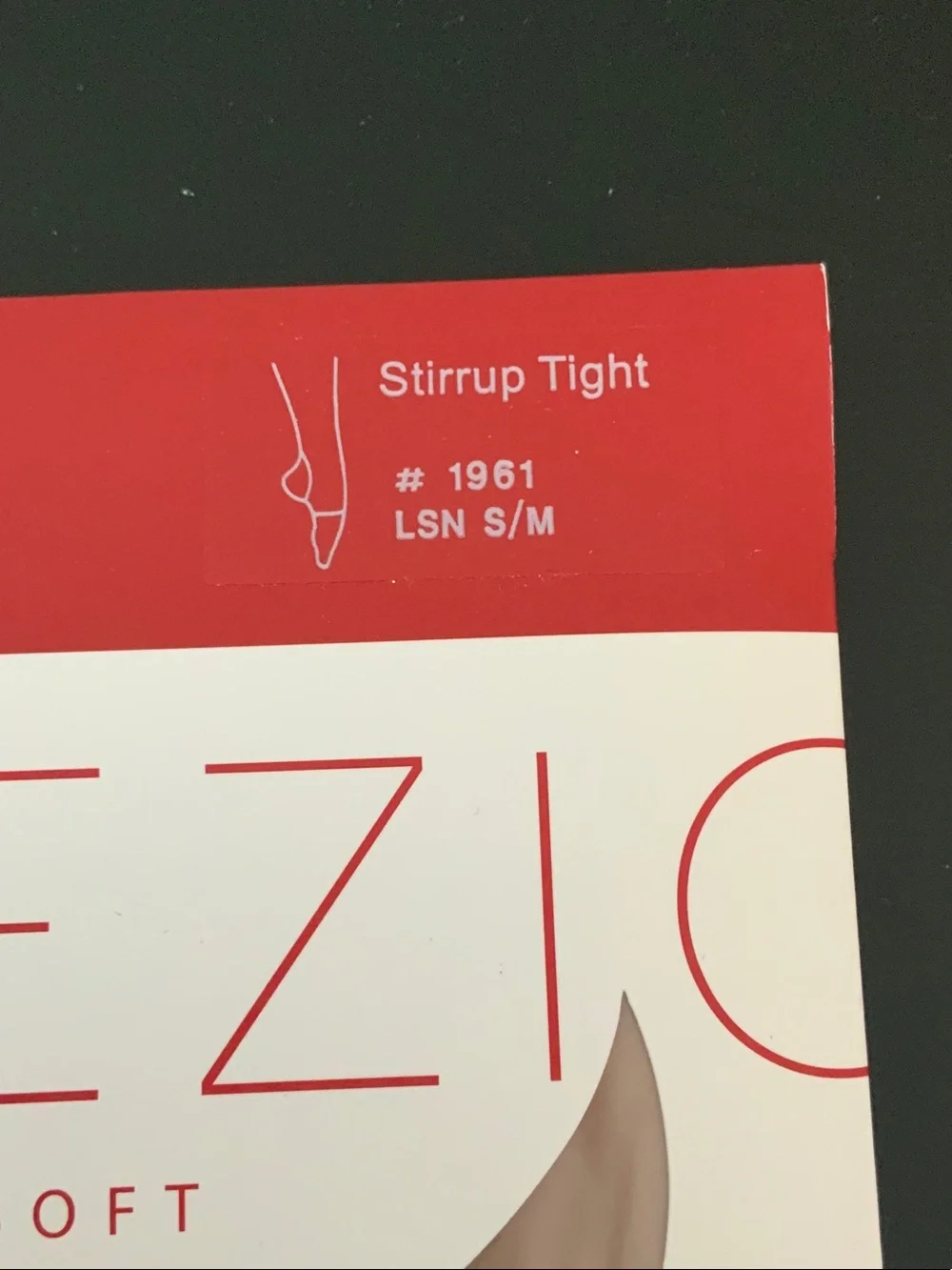 Capezio Ultra Soft stirrup Tights